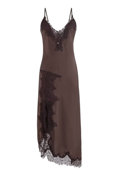 Lace Trim Slip Dress