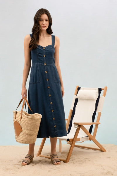 Chambray Maxi Dress