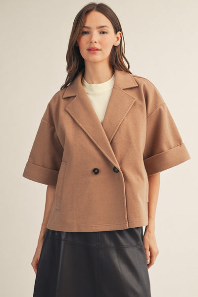 Double Breasted Short Coat