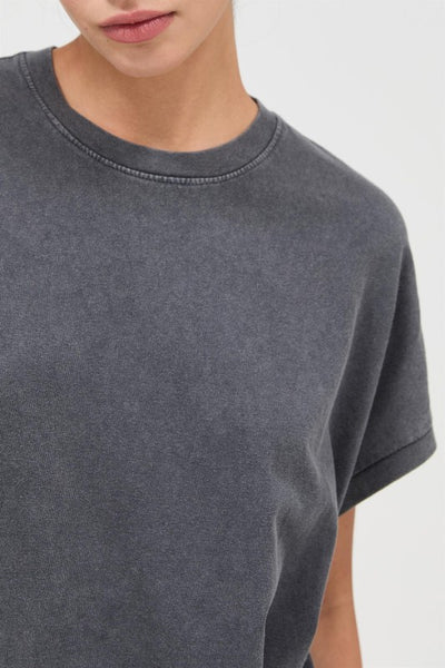 Capped Sleeve Mineral Tee