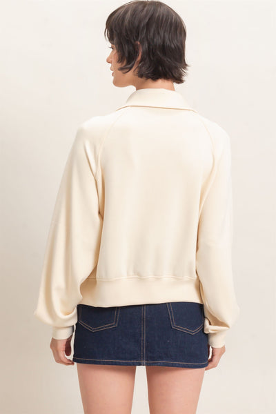 Half Zip Raglan Pullover