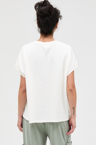 Cap Sleeve Mineral Washed Tee