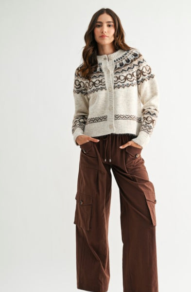 Nordic Wool Blend Cardigan