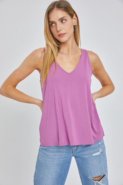 Bamboo Modal V Neck Tank