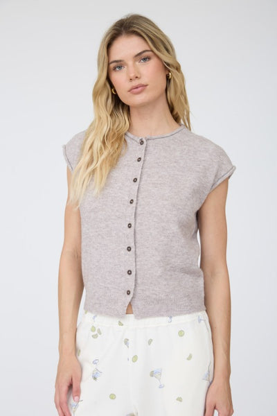 Raw Edge Lightweight Cardigan (denim blue)