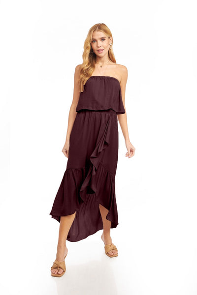 Maxi High Low Tube Dress