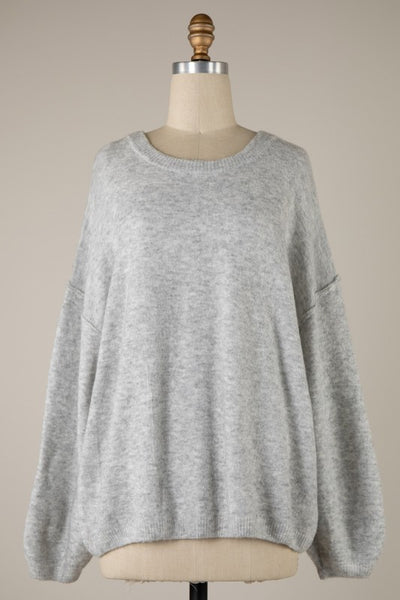 Oversized Round Neck Sweater