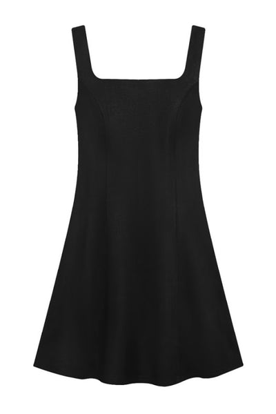 Sleeveless Square Neck Dress