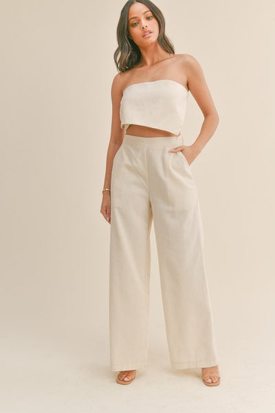Strapless Asymmetrical Set