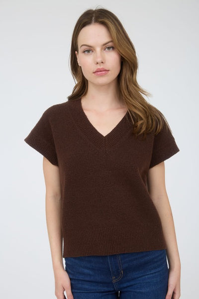 Short Sleeve Pullover Sweater