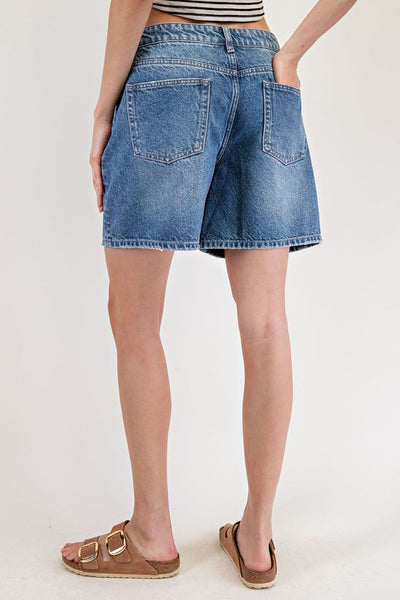 Relaxed Denim Shorts