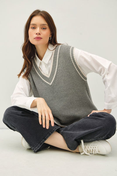 Varsity Sweater Vest