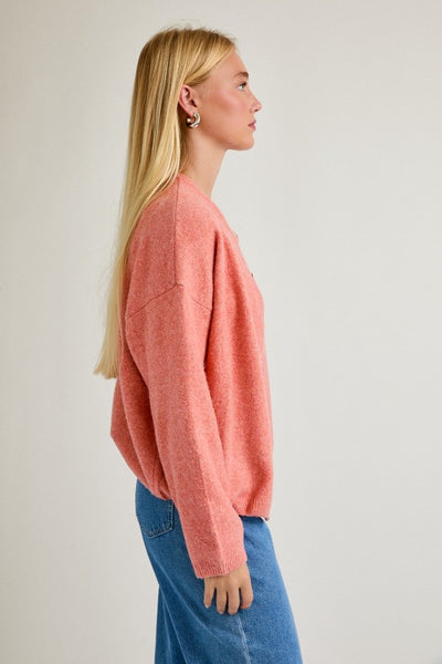 Crew Neck Cardigan