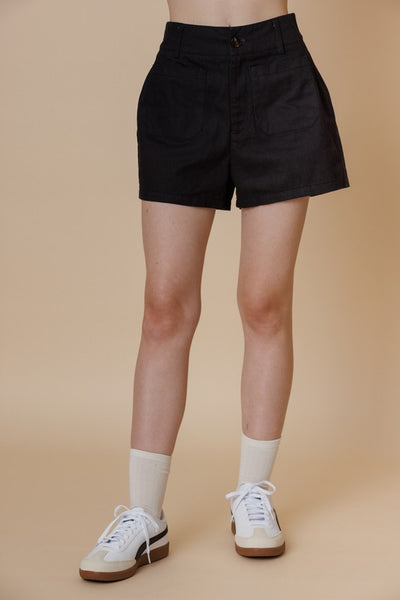 Cotton High Waist Shorts
