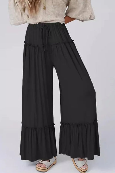 Wide Leg Splice Pants
