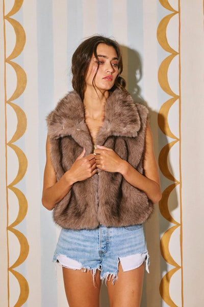 Soft Faux Fur Vest