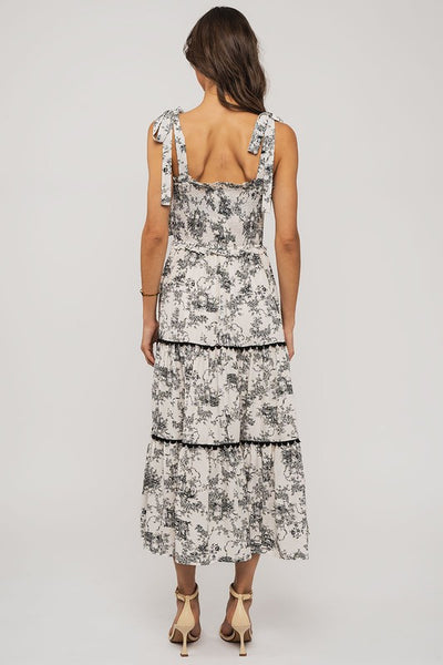 Porcelain Midi Dress