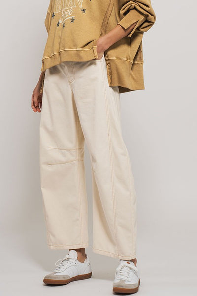 Faded Barrel Jeans