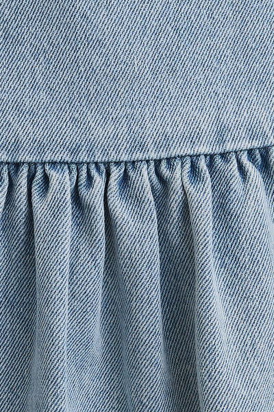 Low Waist Denim Dress