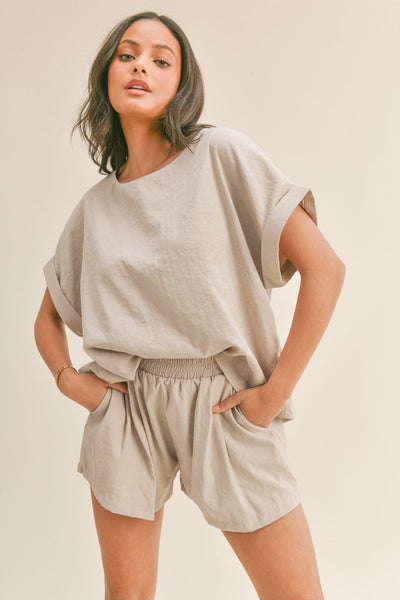 Relaxed Fit Two Piece Set