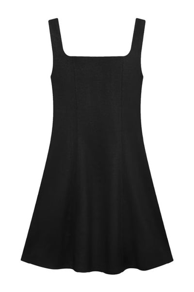 Sleeveless Square Neck Dress
