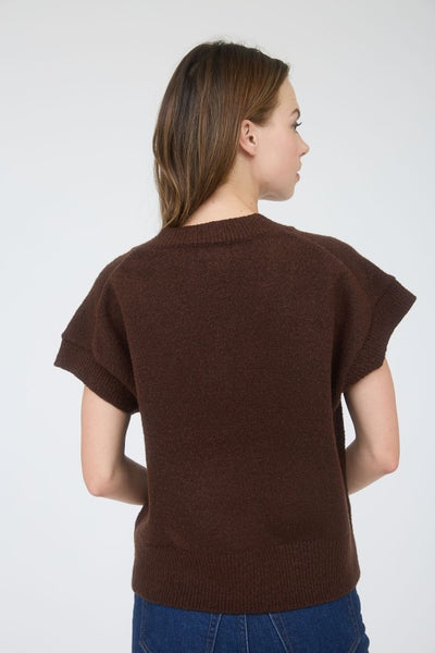 Short Sleeve Pullover Sweater