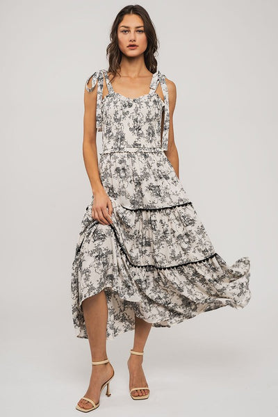 Porcelain Midi Dress
