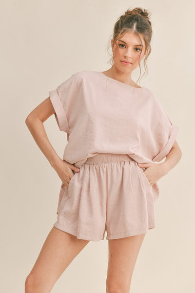 Relaxed Fit Two Piece Set