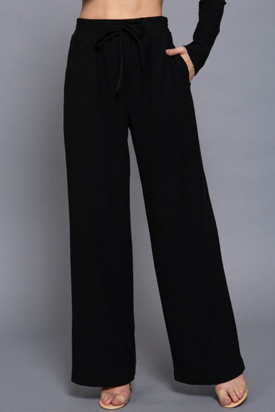 Texture Knit Pants