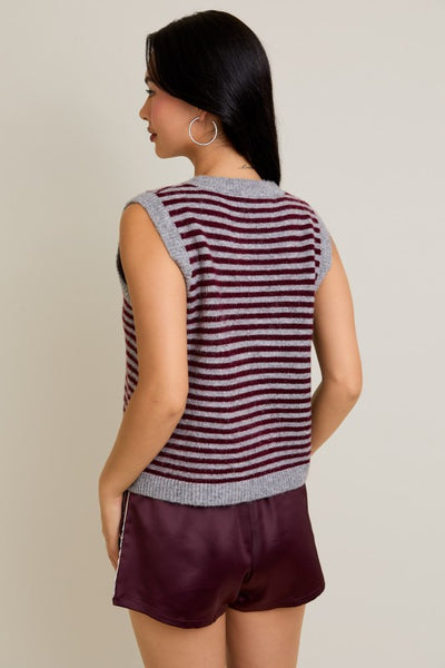 Sleeveless Sweater Vest