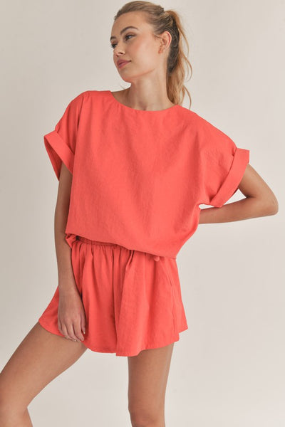Relaxed Fit Two Piece Set
