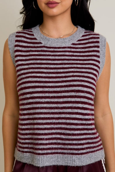 Sleeveless Sweater Vest