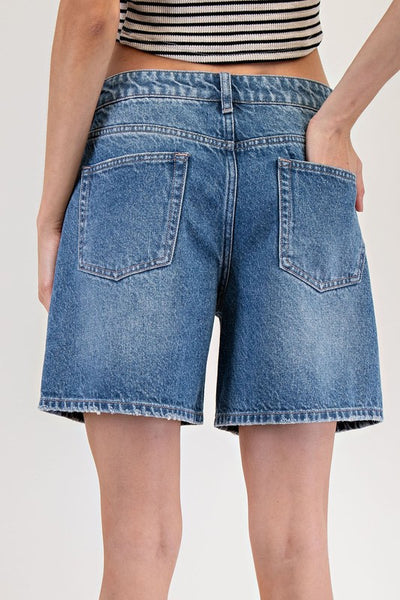 Relaxed Denim Shorts
