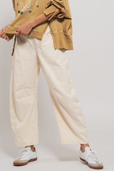 Faded Barrel Jeans