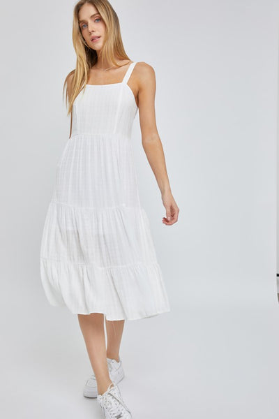 Jacquard Tiered Dress