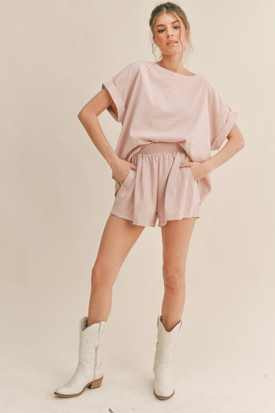 Relaxed Fit Two Piece Set
