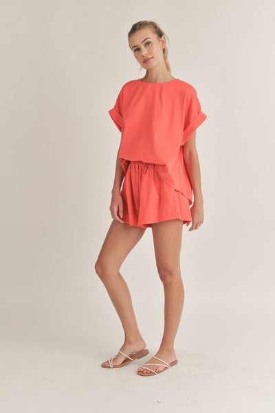 Relaxed Fit Two Piece Set