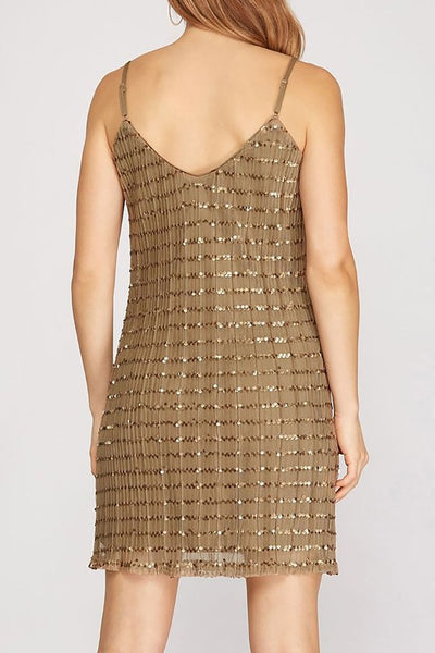 Sequin Cami Mini Dress