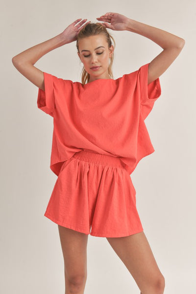 Relaxed Fit Two Piece Set