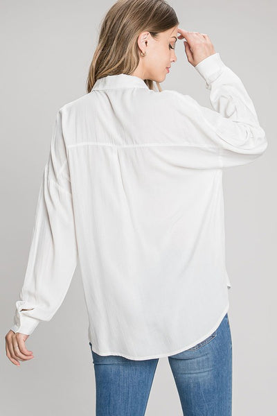 Boyfriend Satin Shirt