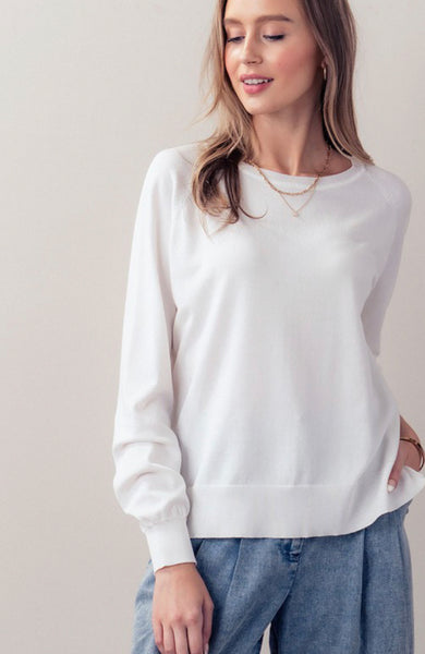 Soft Knit Casual Sweater Top