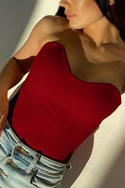Chic Cropped Corset Top