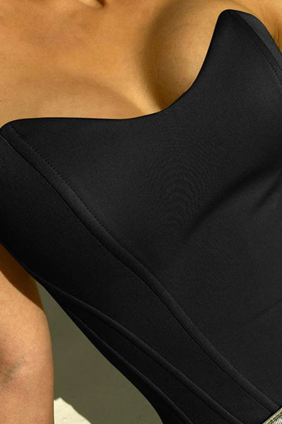 Chic Cropped Corset Top
