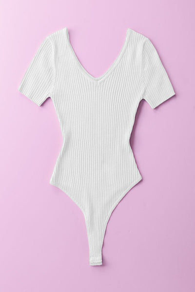 Bella Basic Short Sleeve Bodysuit Top