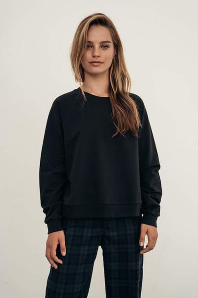 Soft Washed Raglan Recycled Cotton Sweatshirt