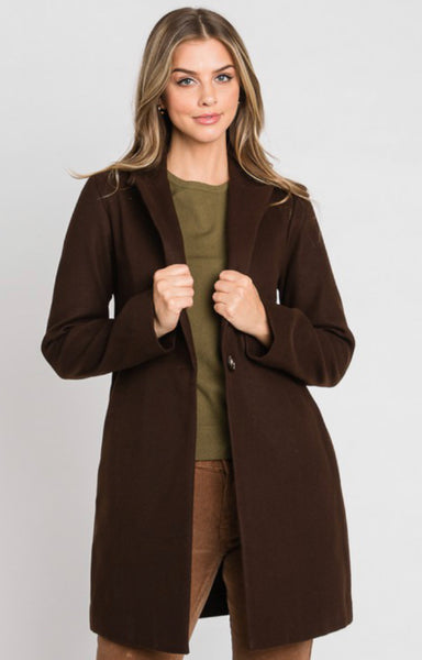 Waist Tapered Overcoat