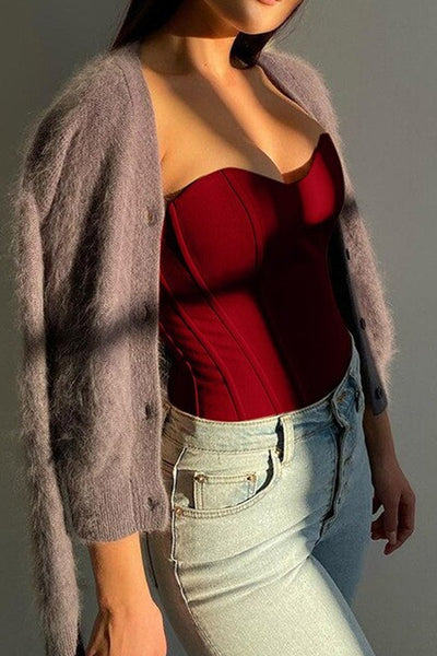 Chic Cropped Corset Top