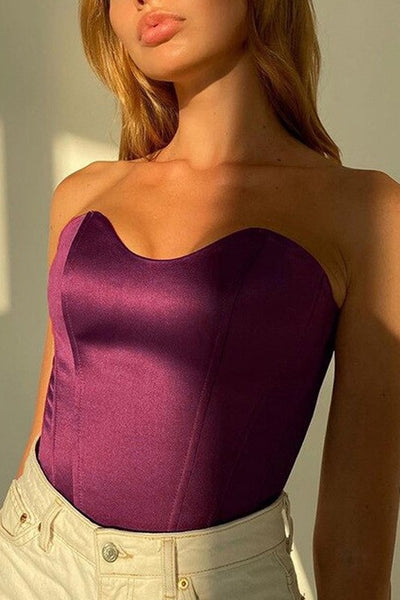 Chic Cropped Corset Top