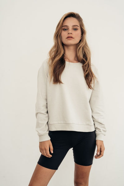 Soft Washed Raglan Recycled Cotton Sweatshirt